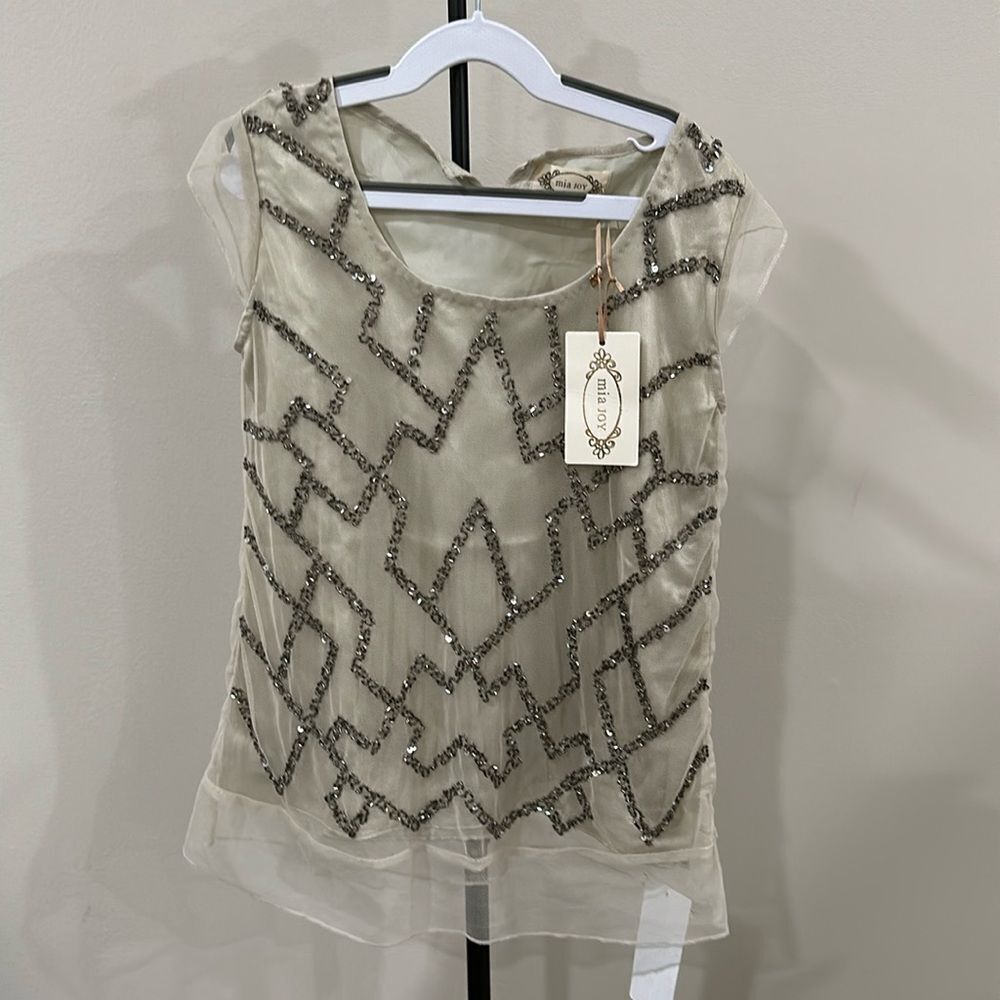 Joyfolie Girl’s Harper Beaded Tank